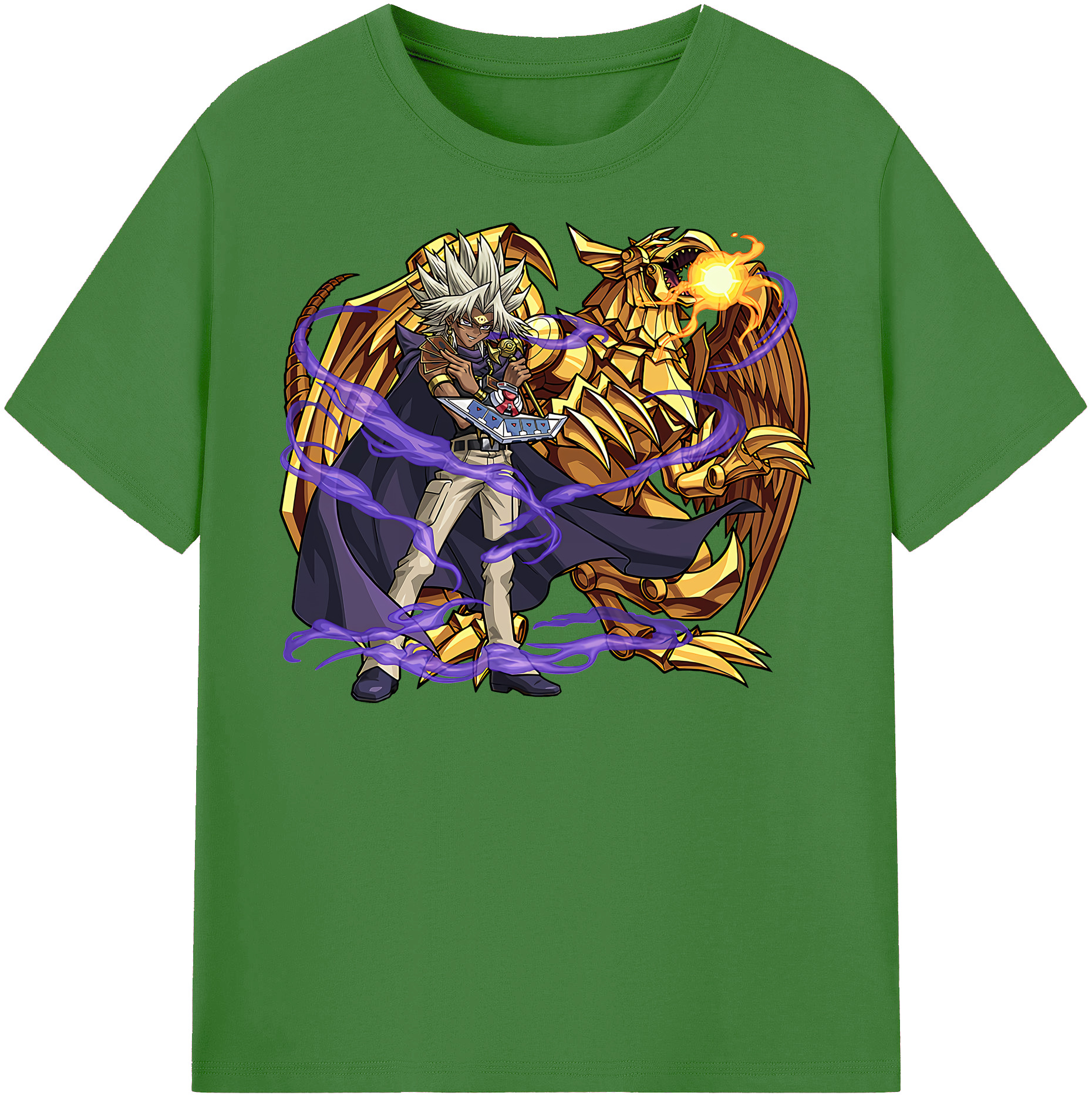 （画像用） 遊☆戯☆王 Yu-Gi-Oh! レディースカジュアルプリントTシャツ（綿100％）
